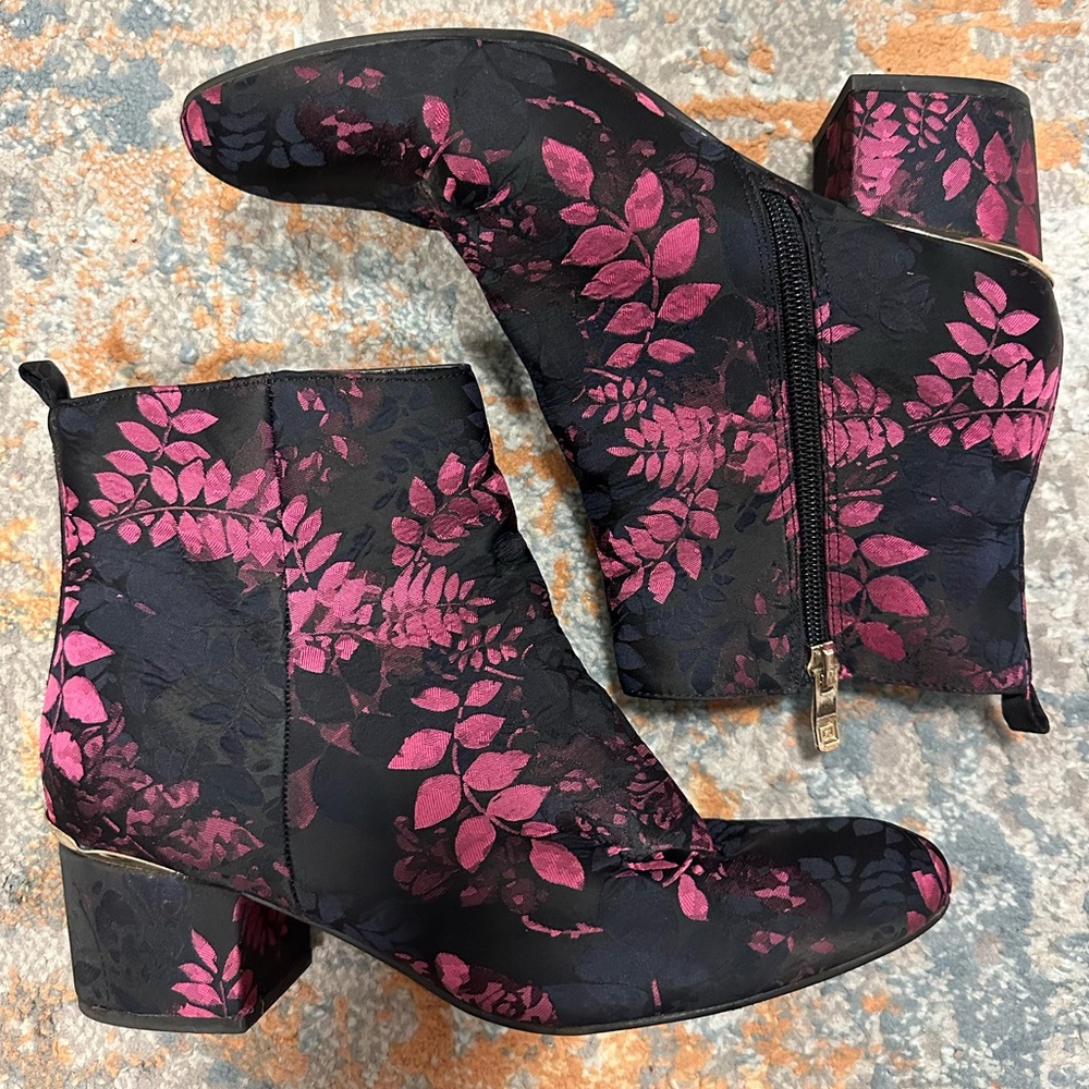 Floral Booties